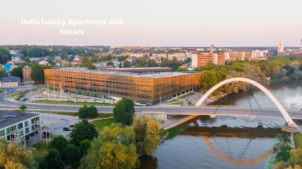Delta Luxury Apartment With Terrace Тарту Экстерьер фото